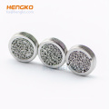 Sintered porous 316 stainless steel filter disc for Liquid Diffuser